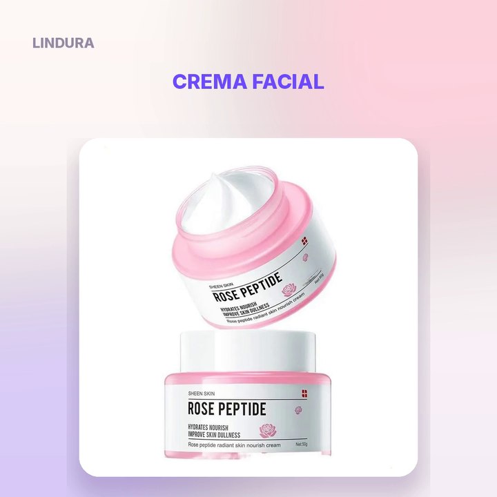 Crema facial de polipéptido