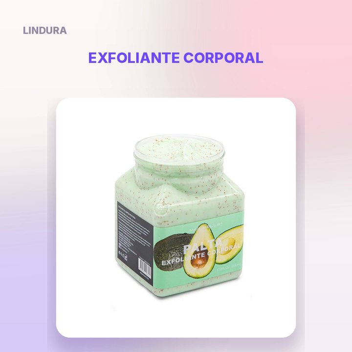 Exfoliante corporal de palta