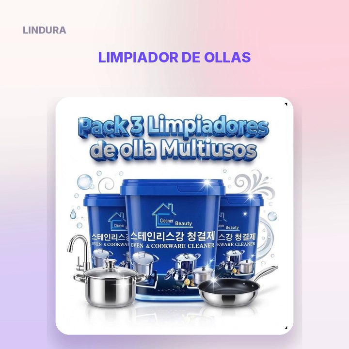 Pack 3 limpiadores de olla multiusos