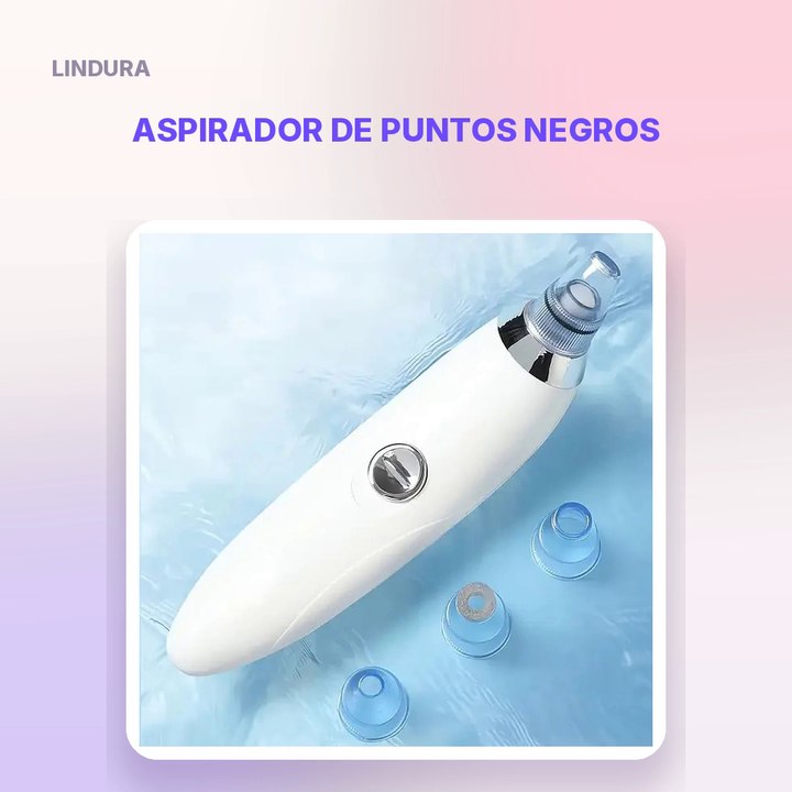 Aspirador de puntos negros recargable